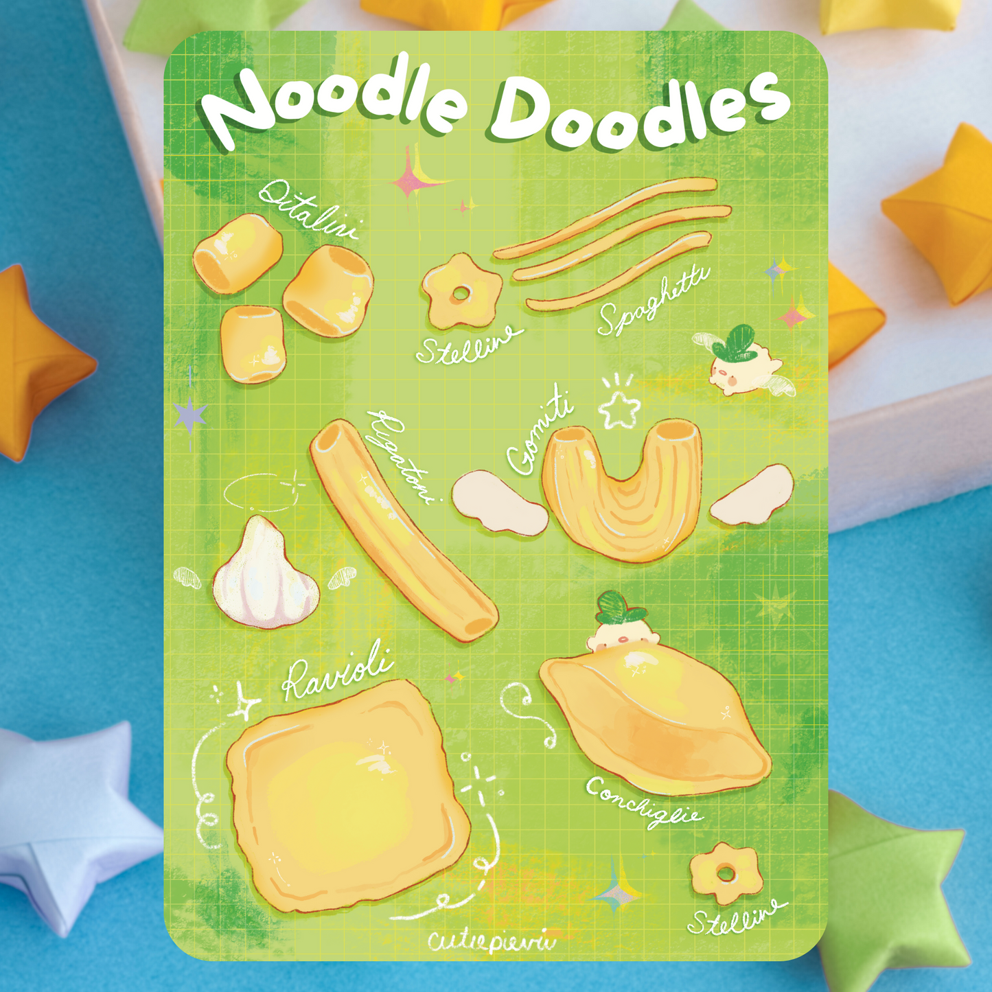 Noodle Doodles Sticker Sheet