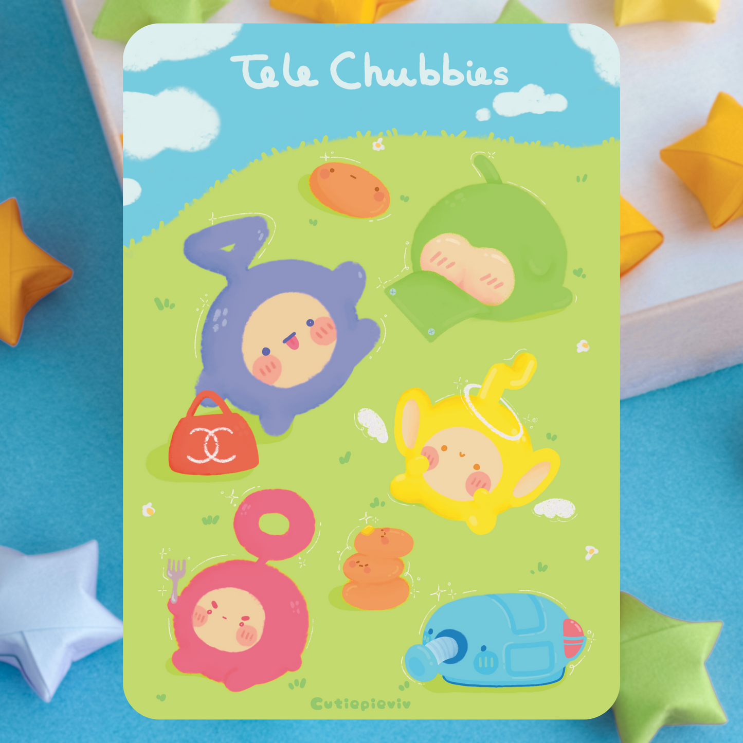 Tele Chubby Sticker Sheet