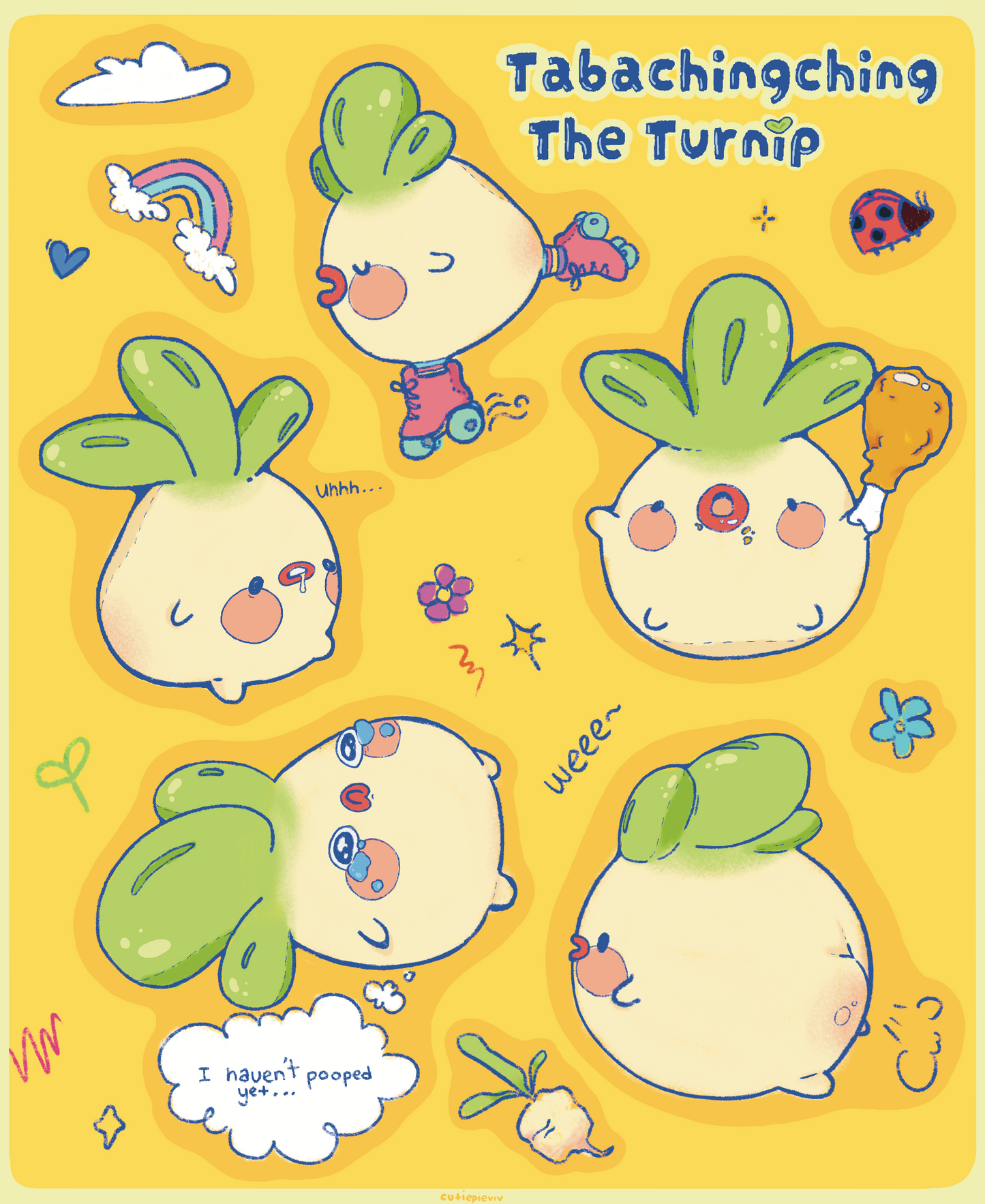 Tabachingching Sticker Sheet