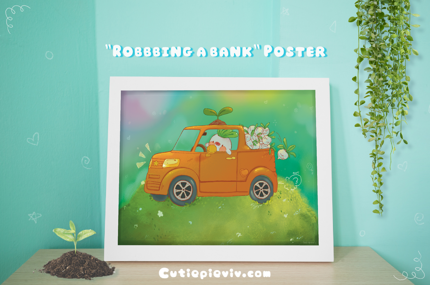 "Robbing A Bank" Poster
