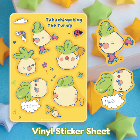 Tabachingching Sticker Sheet