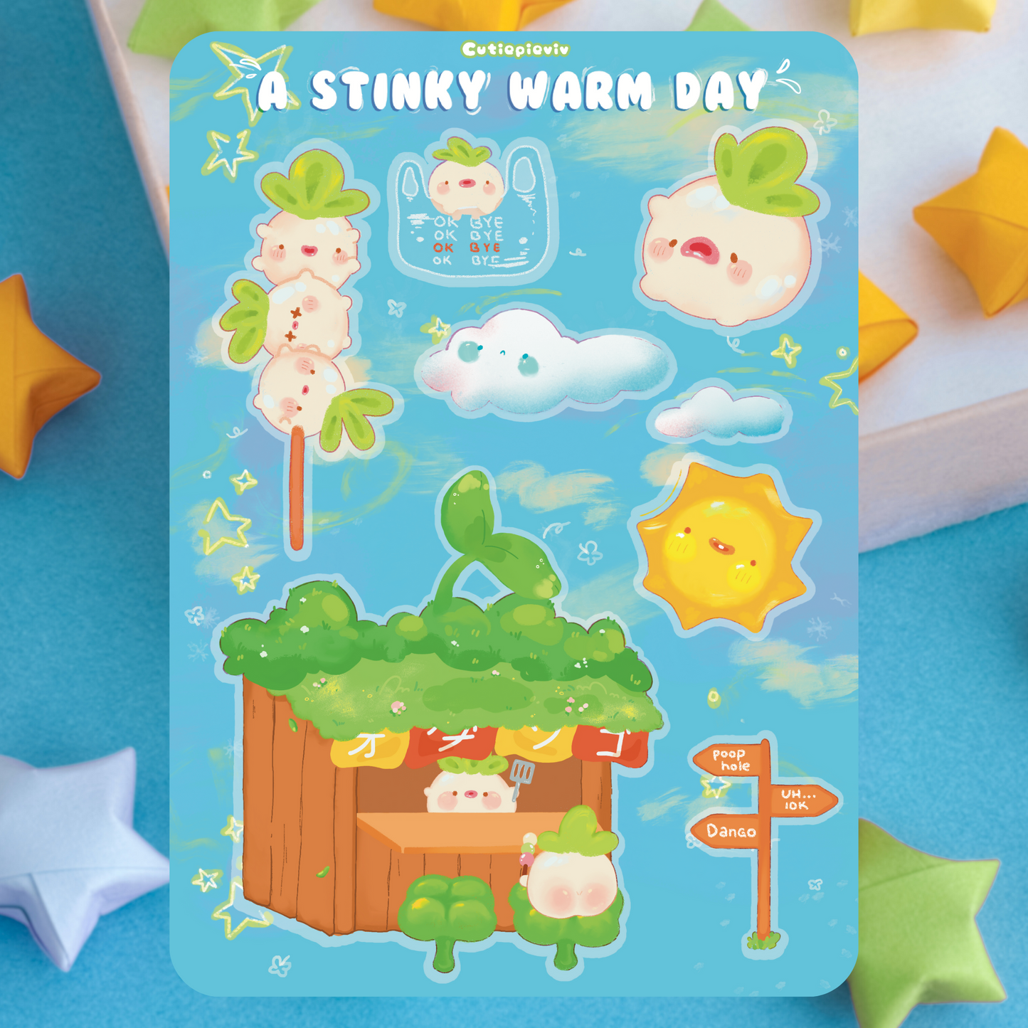 Stinky Day Sticker Sheet