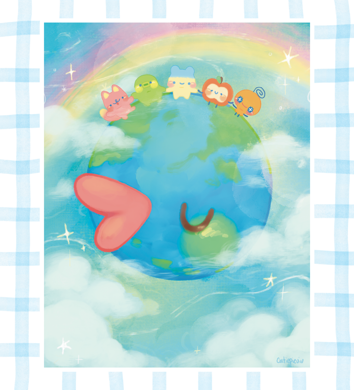 “Tamagotchi World” Print 5x7
