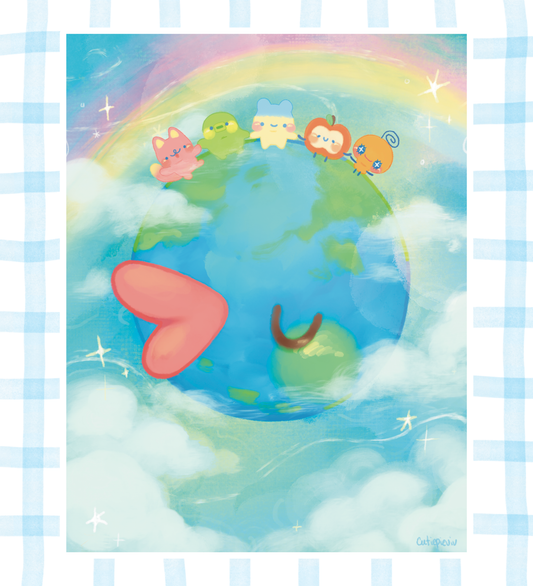 “Tamagotchi World” Print 5x7