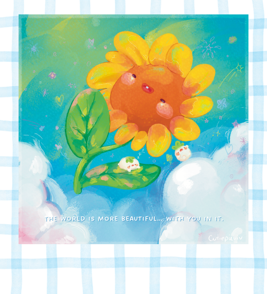 “Sunflower” Print 5x5