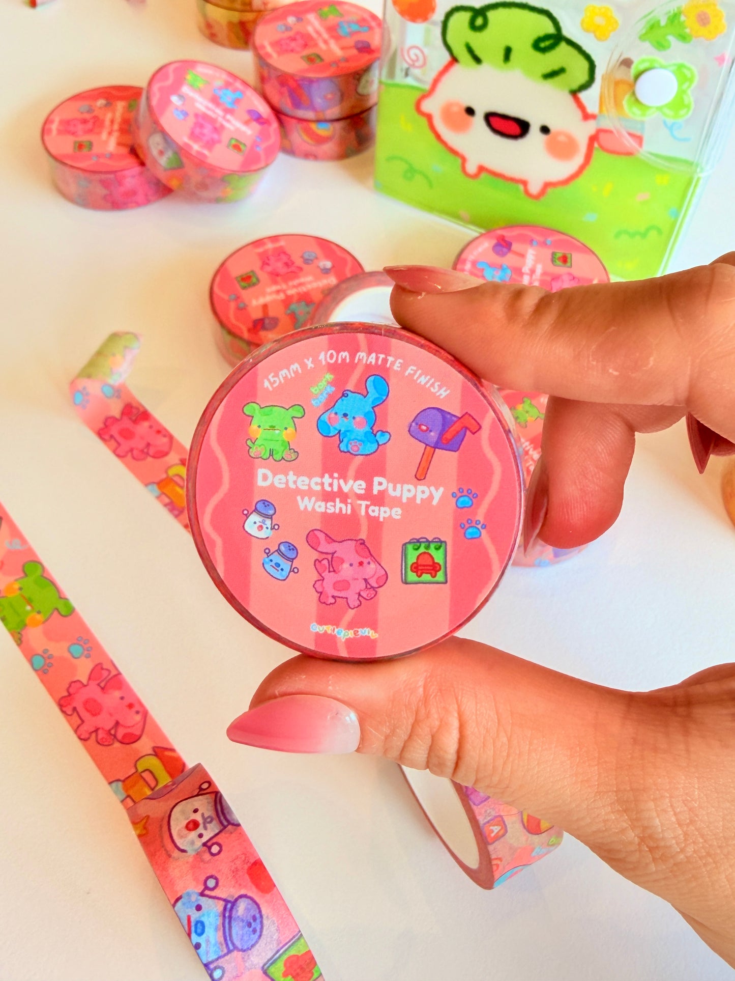 Detective Puppy Washi Tape