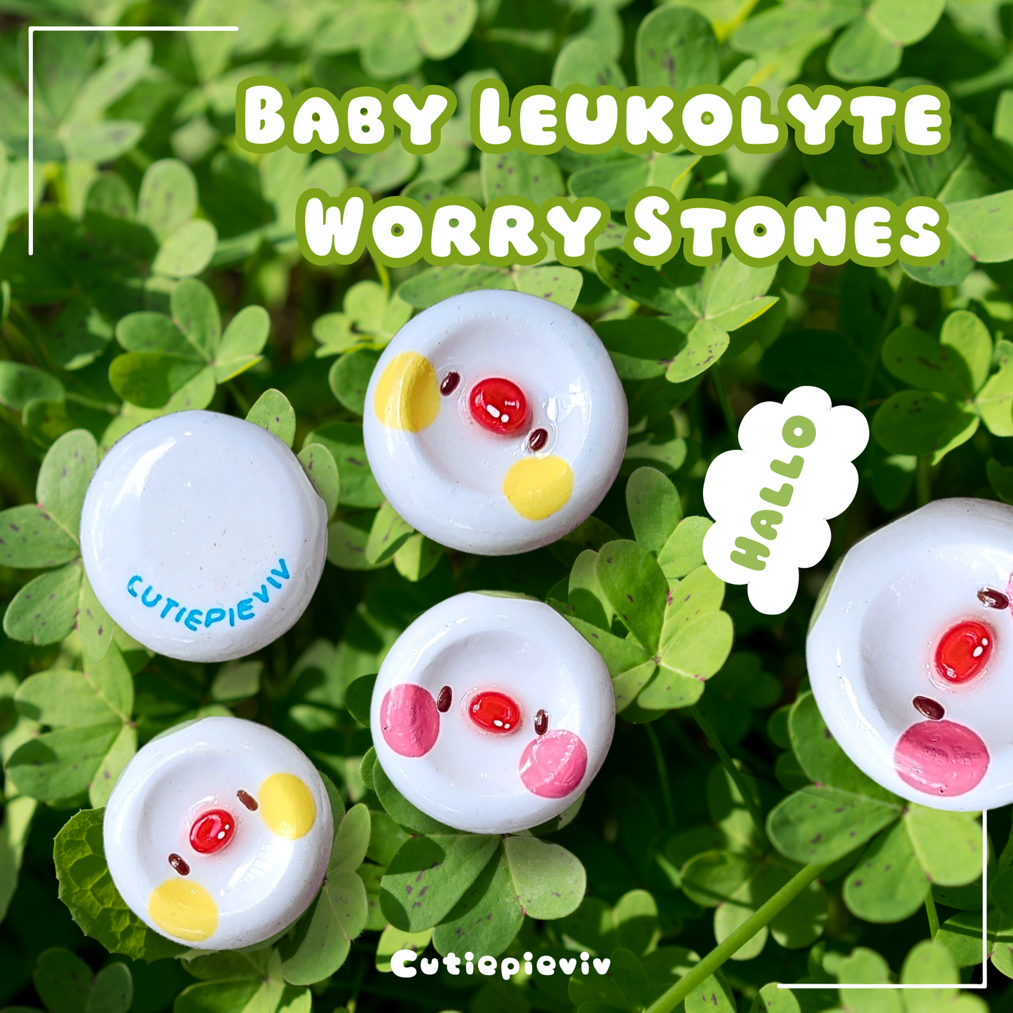 Baby Leukocyte Worry Stones