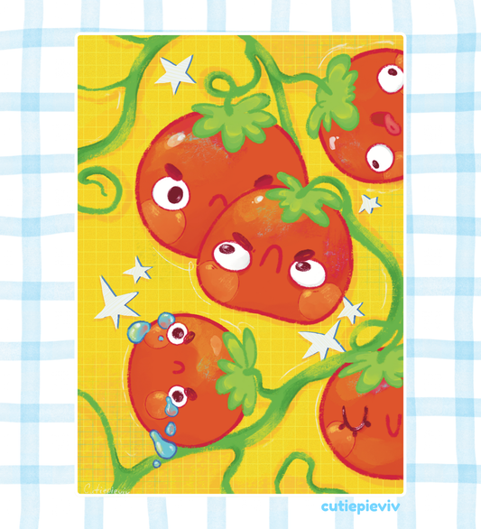 Angry Tomato Print 5x7