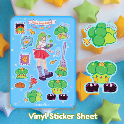 King Boco Baby Sticker Sheet