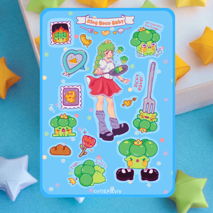 King Boco Baby Sticker Sheet