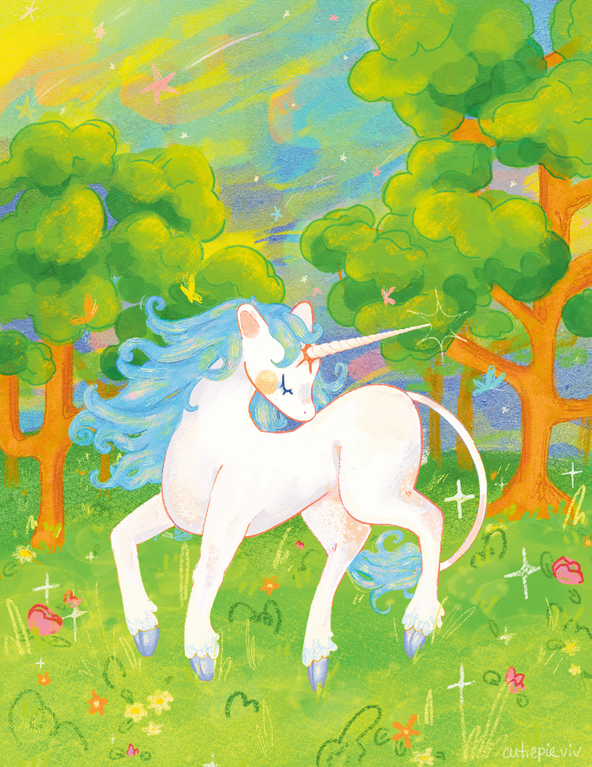The Unicorn Print 8.5x11