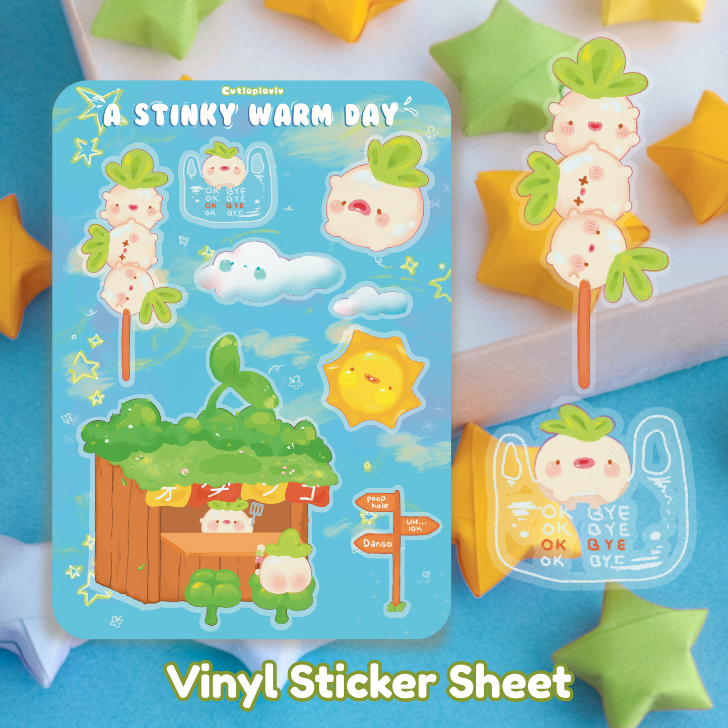 Stinky Day Sticker Sheet