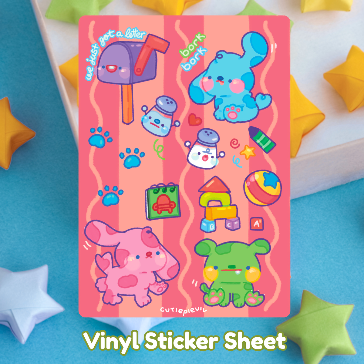 Detective Puppy Sticker Sheet