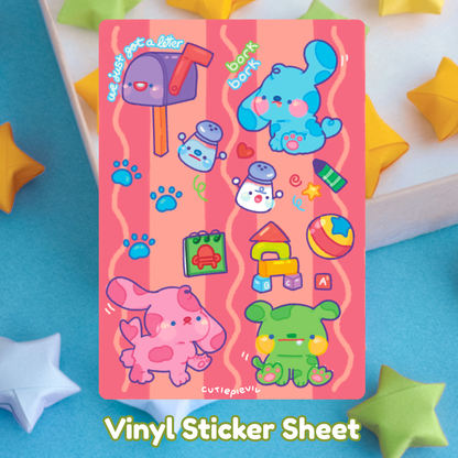 Detective Puppy Sticker Sheet