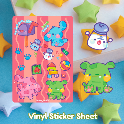 Detective Puppy Sticker Sheet