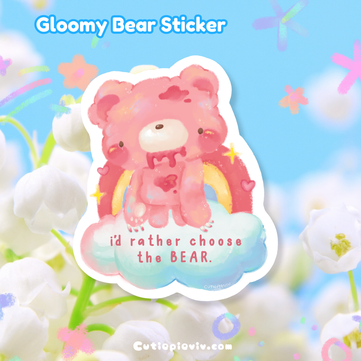 Gloomy Bear Sticker