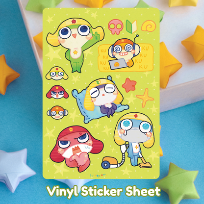 Sgt. Frog Sticker Sheet